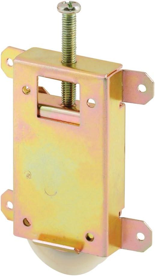 Prime-Line N 6870 Mirror Door Roller Assembly, 1-1/2 In., Steel Housing and Ball Bearings, Concave Plastic Wheel (Single Pack)