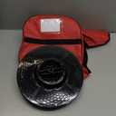 Keten Christmas Light Storage Bag, 600D Oxford Fabric Christmas Light Organizer with Reinforced Handles, 3 Reels Included to Hold 375ft Mini Christmas, Tree Lights & Extension Cords-Red