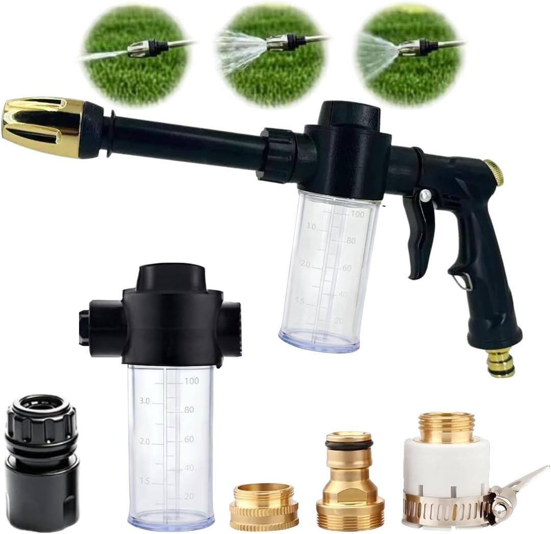Jet Nozzle Power Washer forGarden, 2026 New Pressure Washer Wand with Jet Nozzle, Pressure Washer Nozzle for Car Washing Patio Garden Outdoor Cleaning gg