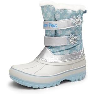 DREAM PAIRS Boys Girls Snow Boots Water-Resistant Outdoor Sport Warm Cozy Anti-Slip Cute Ankle Winter Shoes for Toddler/Little/Big Kid Size 7