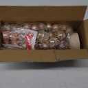 Livole 2 FT Small Christmas Tree, Mini Christmas Tree with Lights, Mini Tabletop Full Xmas Trees with 35 PCS Pink Ornaments, Merry Christmas, Xmas Tree for Table DIY Christmas Decor