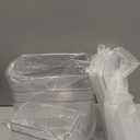 Lidded Plastic Storage Bins Set Clear Desk Basket Box Organizer Kitchen Container Clothes Laundry Closet Cabinet Shelf, Organization and Storage for Shelves Office Bathroom(clear 3XL+2M)