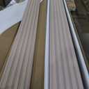 Art3d Slat Wall Panels, WPC Soundproof 3D Wall Paneling for Interior Wall Decor, TV Background, 8-Pack 96 x 6 in. Oak