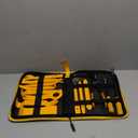 GOOACC 19Pcs Trim Removal Tool Set Panel Fastener Clips Removal Automotive Plastic Upholstery Pliers Removal Install Removal Car Tool with Storage Bag for Trim Panel Audio Clip Pliers Terminal-Yellow