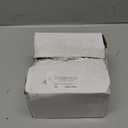 4 Pack Qtip Holder Dispenser with Bamboo Lids - 10 oz Clear Plastic Apothecary Jar Containers for Vanity Makeup Organizer Storage - Bathroom Accessories Set for Cotton Swab, Ball, Pads, Floss