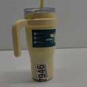 Reduce 24 oz Stainless Steel Tumbler with Handle - Dual-Wall Vacuum Insulated Travel Mug, Sweat-Proof Lid & Reusable Straw - Keeps Drinks Cold for 24 Hrs, Fits Cupholders, Dishwasher Safe -Pina Colada