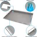 Full-Size Griddle Inserts for Weber Summit 400 Gas Grills, Flat Top Griddle for Weber Summit E-420/E-450/E-470/, Replace for 67550 Grates