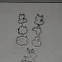 LUBTOSMN Woodland Cookie Cutter Set-3 Inches-7 Piece-Fox, Owl, Deer, Bird, Hedgehog, Squirrel, Mushroom, Forest Animal Cookie Cutters Molds for Kids Birthday Party Woodland Baby Shower