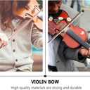 Violin Bow Red Sandalwood with Horse Hair Musical Instrument Accessory for Practice and Performance for Students and Music Enthusiasts, 51.00X2.50X0.50CM