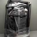 venowu Bedside Crib, 3 in 1 Bassinet with Quick Height Adjustment and Mosquito Nets Rocking Bassinet for Baby, Bedside Bassinet with Wheels, Easy to Fold, Golden Triangle Structure (Grey）