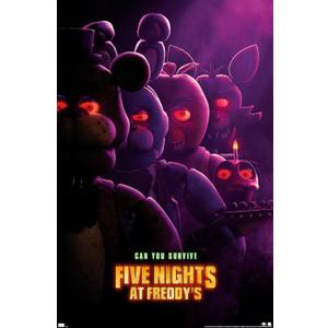Trends International Five Nights at Freddy's Movie - Teaser One Sheet Wall Poster (34"L x 22.4"W)