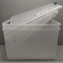 IRIS USA 144 Qt Stackable Plastic Storage Bins with Lids, 3 Pack - BPA-Free, See-Through Organizing Solution, Latches, Durable Nestable Containers, Secure Pull Handle, Made in USA - Clear
