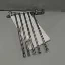 Swivel Towel Rack with Reinforced T-Joint, Thickened SUS304 Steel Rustproof Wall MountTowel Racks for Bathroom Wall MountedSuitable for Kitchen Towel Holder, Outdoor Towel Rack (5-Arms)