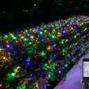 iBaycon 4ft x 6ft Christmas Net Mesh Lights, 8 Modes Timer Connectable Waterproof Christmas Lights for Trees, Bushes, Wedding, Garden, Outdoor Decorations (Multicolor, 1PACK)