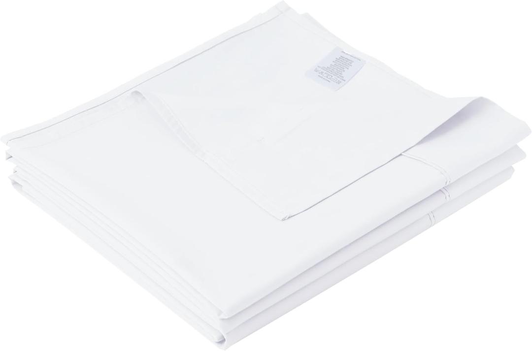 Cotton Queen Sheet Only, 600 Thread Count 100% Egyptian Cotton Top Sheet 1Pcs, Cool & Breathable Flat Bed Sheets Wrinkle, Fade, Stain Resistant (Queen White) Cotton Queen Sheet Only, 600 Thread Count 100% Egyptian Cotton Top Sheet 1Pcs, Cool & Breathable Flat Bed Sheets Wrinkle, Fade, Stain Resistant (Queen White)