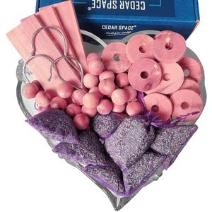 Cedar Blocks for Clothes Storage, Cedar Wood Chips and Balls for Drawer 80PCS, Closet and Kitchen Freshener, 100% Natural Cedar Blocks