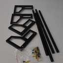 3D Printer Filament Storage Rack,Filament Holder,2 PCS Wall Mount Filament Shelf ,3d filament storage,Filament Spool Holders ,Heavy Duty Metal Filament Holder Shelf, Organized for 3D Printing Studio