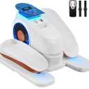 Under Desk Elliptical Machine with Remote Control, 16 Adjustable Speed Electric Ellipse Leg Exerciser Pro As Seen On TV for Senior, Portable Quiet Seated Pedal Exerciser