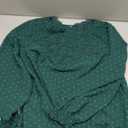 Falechay Womens Tops Swiss Dot Boho Long Sleeve Shirts V Neck Casual Chiffon Blouses Flowy Lace Hem Cute Clothing Trendy 2026 (XX-Large, Dark Green)