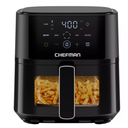 Chefman TurboFry Touch 4-Qt Easy-View Air Fryer w/ 4 Cooking Presets and 450F Hi-Fry Button - Black