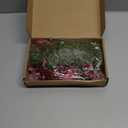 12 Pcs Christmas Pine Taper Candle Rings Wreaths with Velvet Bow Ribbon 1.38 Inch Mini Taper Candle Holder Decorations for Xmas Holiday Church Home Table Centerpiece Candlesticks (Burgundy)