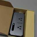 200W Car Power Inverter, TESSAN 12V DC to 110V AC Converter with 2 AC Outlets and 4 USB Ports, PD/QC 3.0 Fast Charging, Car-Essentials for Camping, Road Trip, Gray