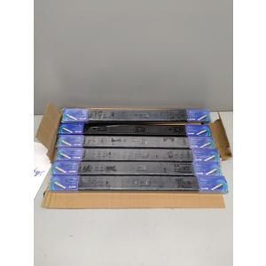 20 inch Drawer Slides 6 Pairs (12pcs) Full Extension Ball Bearing Drawer Rails Side Mount 3 fold Metal Dresser Runners for File Cabinet Trash Can Kitchen Wardrobe Glides 20" Black 100 LB Capacity
