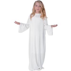 Fun Express Angel Costume for Girls Size 10-14 - Premium White Angel Dress for Kids Christmas Nativity Pageants | Biblical Character Costume for Church Plays, School Performances & Holiday Events