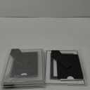 FIXSMITH 4x6 Acrylic Picture Frames 2 Pack, Clear Picture Frame with Stand, Magnetic Acrylic Photo Frames for Tabletop Display Horizontally or Vertically, Acrylic Floating Frame for Home Office (4"6")