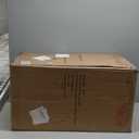 18 Inch Dining Chairs Set of 4, Farmhouse Metal Chairs with High Back and Wooden Seat, Stackable Industrial Bar stools for Dining Room(Black)