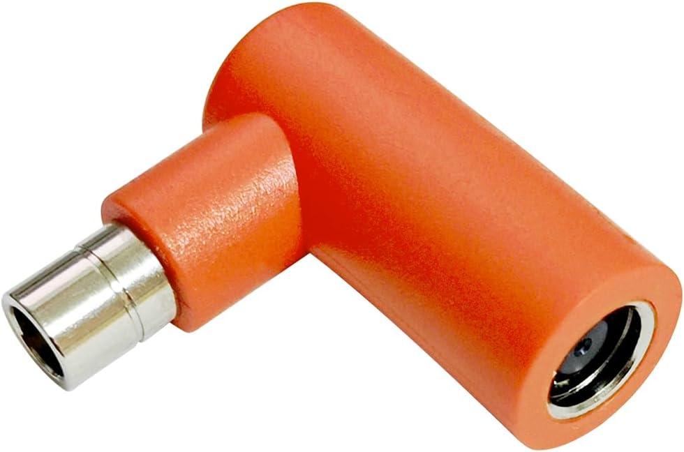 DC 7909 to DC 8020 Adapter 90-Degree Right Angle Connectors, Compatible with Jackery Explorer 1000 V2 /600 Plus/1000 Pro/1000 Plus/1500 Pro/2000 Pro/2000 Plus/3000 Pro Solar Power Station (Orange)