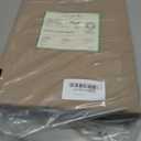LANE LINEN 100% Organic Cotton Sheets Set Pure Long- Staple Percale Weave - Bedding for Bed Fits Mattress Up to 15" Deep Pocket (Queen Taupe)