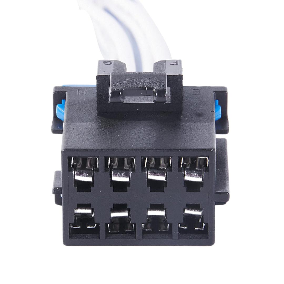 6-Wire AC Heater Climate Fan Speed Control Connector Pigtail Plug Wiring Harness Compatible with Silverado 1500 2500 3500 96-99 Chevy Tahoe Silverado Replacement 15306189 PT1346