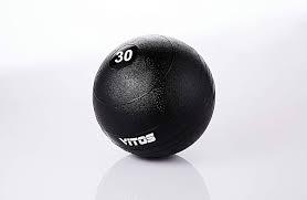 VITOS® SVitos Fitness Exercise Slam Medicine Ball 10 to 70 Pounds | Durable Weighted Gym Accessory Strength Conditioning Cross Training Core Squats Lunges Spike Ball Rubber Weight Workout