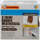 Frost King Brown EPDM Rubber Foam Weather Stripping Tape For Door and Window 17 ft. L x 1/4 in.