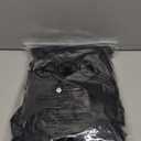 EPLAZA 2 Pcs Silk Pajamas for Women Satin Pajama Set Feather Trim Long Sleeve Button-Down Pj Set Lounge Sleepwear with Pocket (Medium, Black)