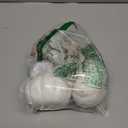 Lvydec 2 Pack Artificial Pumpkins with White Maple Leaves and Berries, Fall Pumpkin Decoration for Table Centerpiece,Thanksgiving and Home Decor