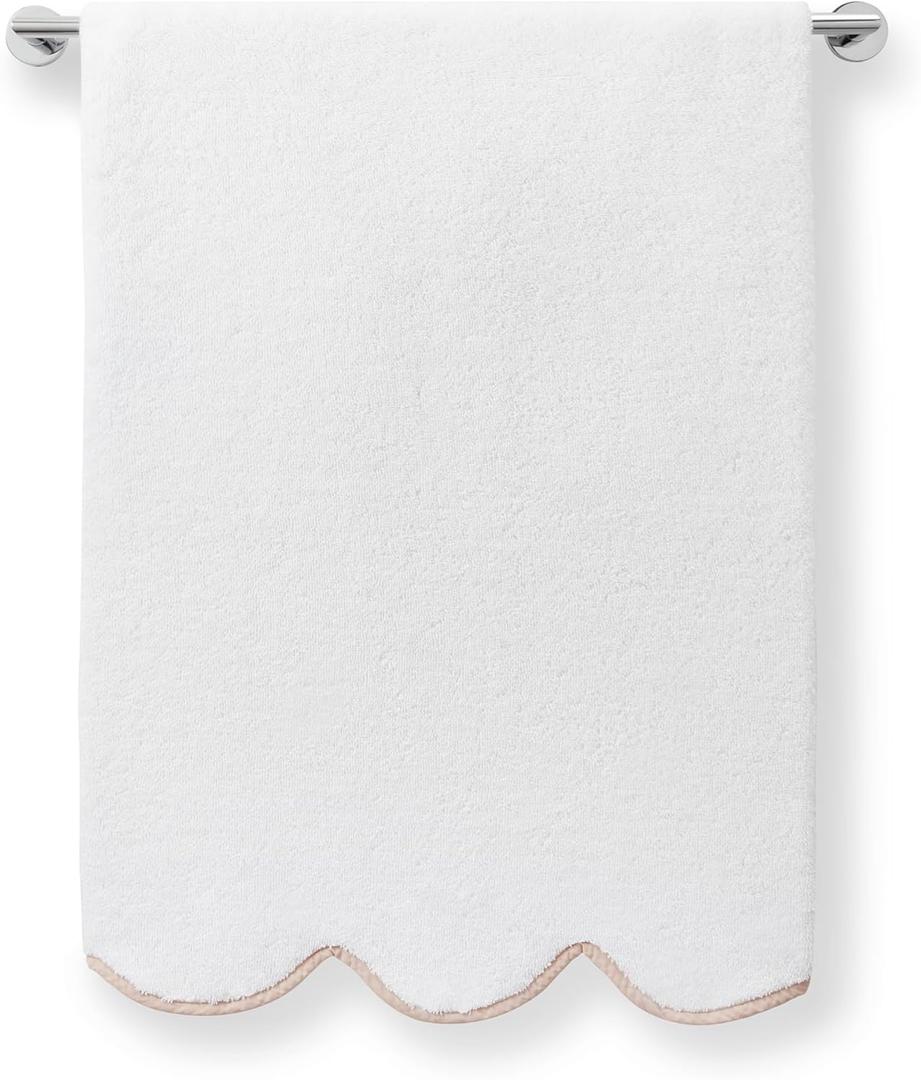 Kassatex Chairish Towels - White/Sand/Hand Towel (Small)