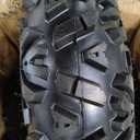 Garvee 25x10-12 ATV Tires and Wheels Set (2 Pack), 6-Ply All Terrain for UTV/ATV - Heavy-Duty Mud Sand Trail Tires with 4x156 PCD & 4+3 Offset Wheels - Reinforced Sidewalls