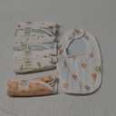 8-Pack Organic Baby Bibs for Boys, Girls - Soft Cotton Drooling and Teething Bibs for Baby Girl & Boy, Extra Absorbent, Easy To Clean & Put On for Toddler, Newborn, Infant 0-24 Months (Wilderness)