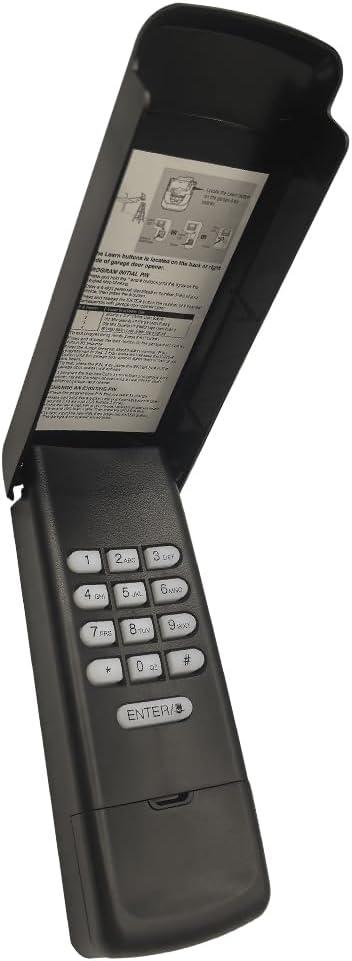 Black Garage Door Opener Keypad Compatible with Liftmaster/Chamberlain/Craftsman Openers, Replace G940EV-P2, 878MAX, 877MAX, 877LM, 377LM, 977LM, Wireless Keyless Keypad