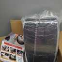 Dog Car Seat for Small/Medium Dogs, Memory Foam Dog Booster Seat, Travel Safety with Washable Removable Cover, Storage Pockets for Dogs up to 35 lbs(Black)