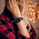 Minyee Leather Bands Compatible with Apple Watch Band 38/40/41/42/44/45/46/49mm Women, Slim Thin Dressy Designer Strap with C-Shape Metal Buckle for iWatch Series 11 10 9 8 7 6 5 4 SE/Ultra 3 2 1