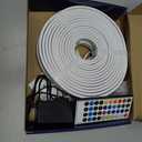 32.8ft LED neon Lights with Remote APP Control IP65 Waterproof Flexible Neon Strip Lights 24V RGB Rope Lights for Bedroom Room Outdoors Dcor