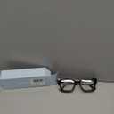 livho Oversized Eyewear Frame for Woman and Men - Rectangle Fashion Glasses for Computer, Chic Preppy Frame