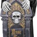 Haunted Hill Farm 4-Ft. Reaper with Tombstone Halloween Animatronic