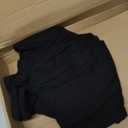 Ficerd 2 Pack Women's Ribbed Long Sleeve Tops, Crew Neck Slim Fit Undershirts Knit Basic Casual Stretch Layering Tee Shirts, Beige and Black, Small