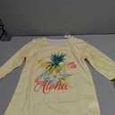 Beezizac Girls Yellow Pineapple Pajamas 2-Piece Long Sleeve & Pants PJ Set Cute Winter Jammies Size 12
