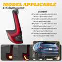 Left Tail Light Assembly Compatible with CR-V 2023 2024