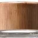 Veegoal Replacement Bamboo Lid for 25 Oz and 18 Oz Glass Water Bottles  Compatible with Veegoal Brand Bottles Only